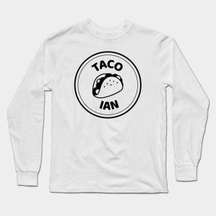 Taco Ian (dark) Long Sleeve T-Shirt